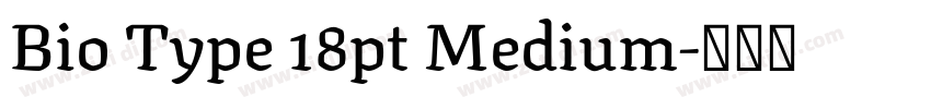 Bio Type 18pt Medium字体转换 Bio Type 18pt Medium字体转换
